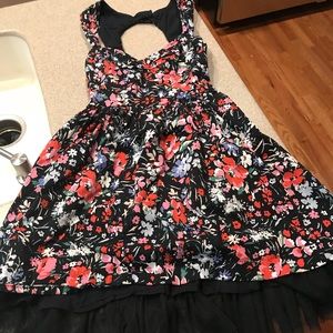 Floral halter dress